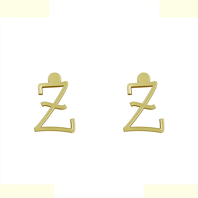 گوشواره طلا 18 عیار زنانه مدوپد مدل حرف Z کد GA1-17042 گوشواره طلا 18 عیار زنانه مدوپد مدل حرف Z کد GA1-17042