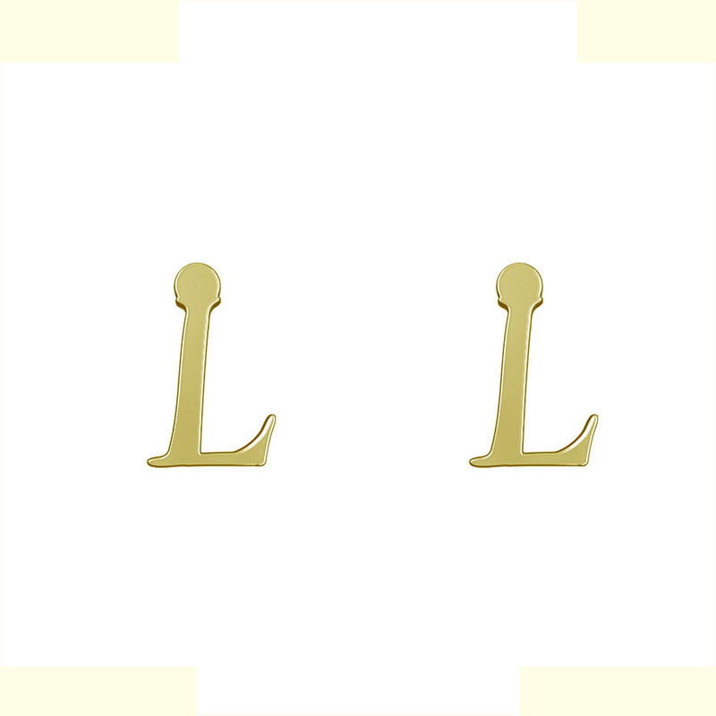 گوشواره طلا 18 عیار زنانه مدوپد مدل حرف L کد GA1-17054 گوشواره طلا 18 عیار زنانه مدوپد مدل حرف L کد GA1-17054