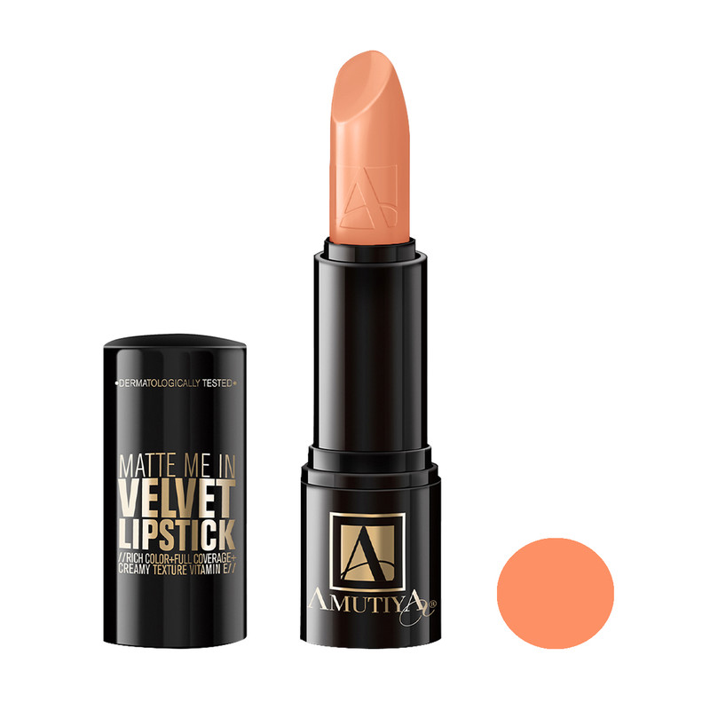 رژ لب جامد آموتیا مدل Velvet شماره 102 رژ لب جامد آموتیا مدل Velvet شماره 102