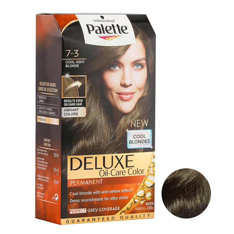 کیت رنگ مو پلت سری DELUXE شماره 3-7 حجم 50 میلی لیتر رنگ بلوند دودی کیت رنگ مو پلت سری DELUXE شماره 3-7 حجم 50 میلی لیتر رنگ بلوند دودی