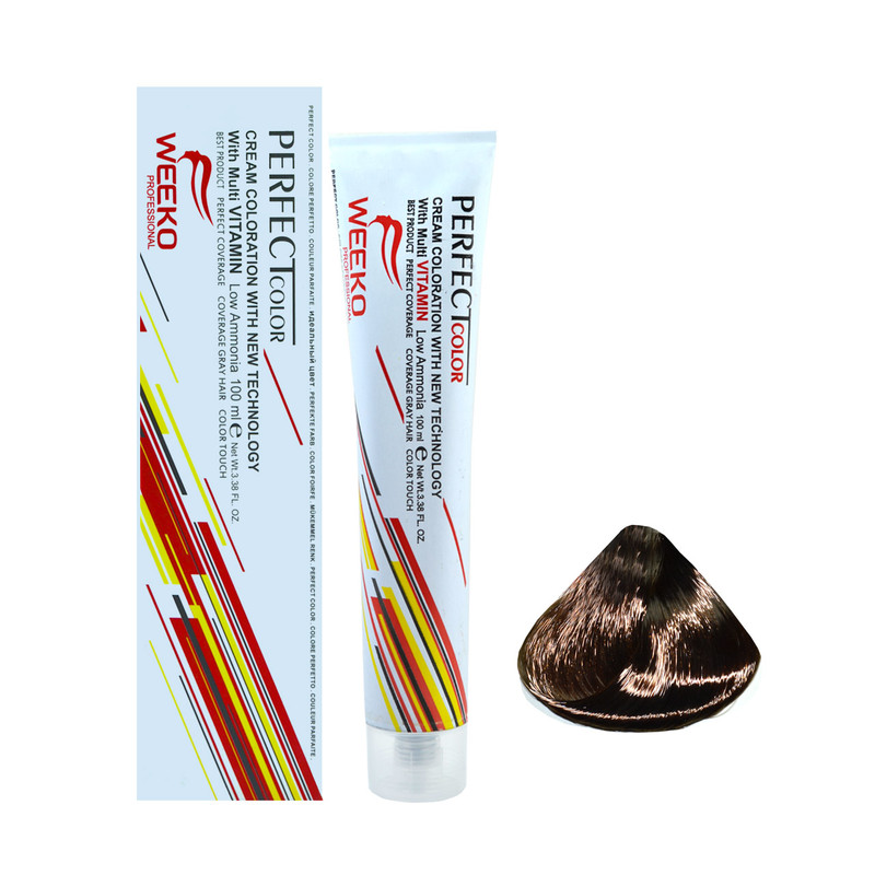 رنگ مو ویکو شماره 5.1 حجم 100 میلی لیتر رنگ قهوه ای خاکستری تیره رنگ مو ویکو شماره 5.1 حجم 100 میلی لیتر رنگ قهوه ای خاکستری تیره