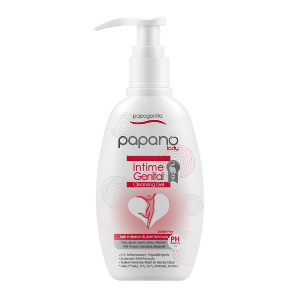ژل بهداشتی بانوان پاپانو مدل papagenita حجم 200 میلی لیتر ژل بهداشتی بانوان پاپانو مدل papagenita حجم 200 میلی لیتر