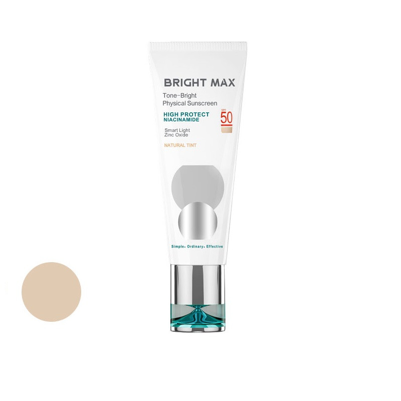 کرم ضد آفتاب رنگی برایت مکس SPF 50 مدل P02 مناسب انواع پوست حجم 40 میلیلیتر کرم ضد آفتاب رنگی برایت مکس SPF 50 مدل P02 مناسب انواع پوست حجم 40 میلیلیتر
