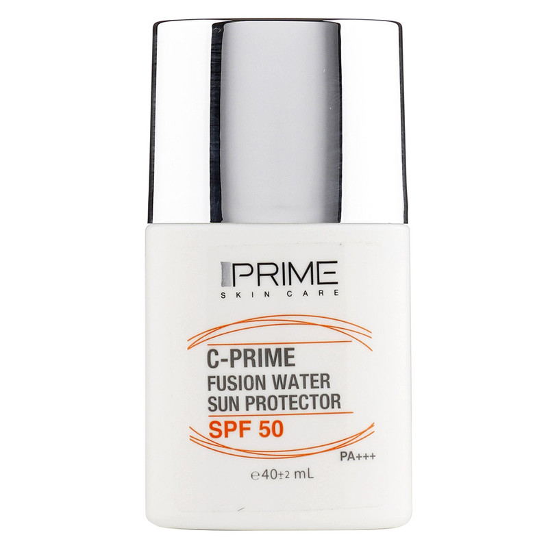 فلوئید ضدآفتاب بیرنگ پرایم SPF50 مدل C-Prime Fusion Water مناسب انواع پوست، حجم 40 میلیلیتر فلوئید ضدآفتاب بیرنگ پرایم SPF50 مدل C-Prime Fusion Water مناسب انواع پوست، حجم 40 میلیلیتر