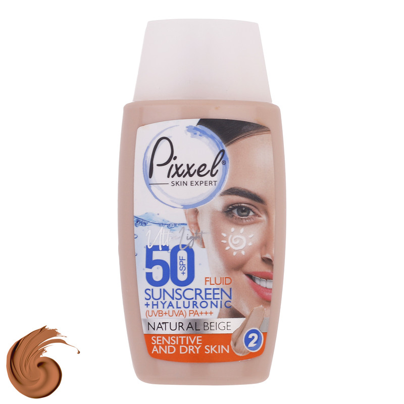 کرم ضدآفتاب پیکسل مدل Natural BEIGE، حجم 50 میلیلیتر کرم ضدآفتاب پیکسل مدل Natural BEIGE، حجم 50 میلیلیتر