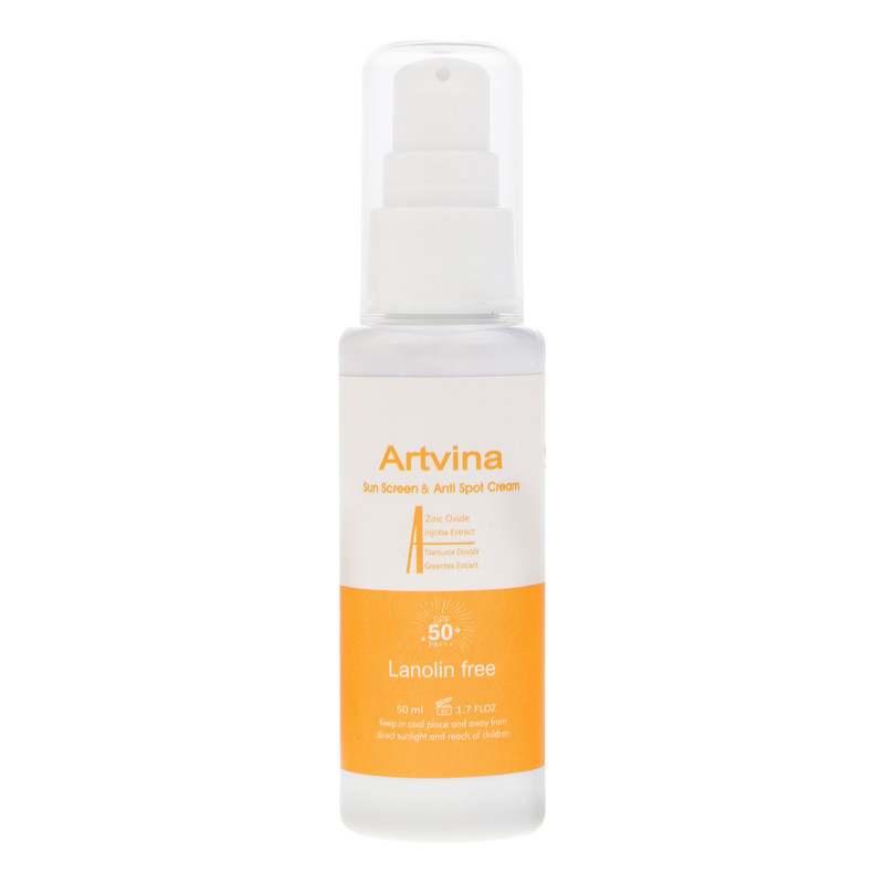 کرم ضد آفتاب بدون رنگ آرت وینا SPF 50 مدل Highly Effective محافظ UVA ،UVB و PA+++، ضد حساسیت، ضد چروک و ضد پیری مناسب انواع پوست حجم 50 میلیلیتر کرم ضد آفتاب بدون رنگ آرت وینا SPF 50 مدل Highly Effective محافظ UVA ،UVB و PA+++، ضد حساسیت، ضد چروک و ضد پیری مناسب انواع پوست حجم 50 میلیلیتر