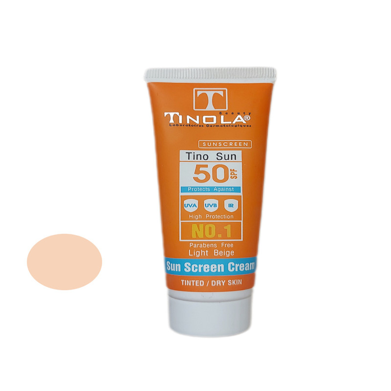 کرم ضد آفتاب رنگی تینولا بیوتی SPF 50 مدل 03 مناسب پوست های خشک حجم 40 میلی لیتر کرم ضد آفتاب رنگی تینولا بیوتی SPF 50 مدل 03 مناسب پوست های خشک حجم 40 میلی لیتر