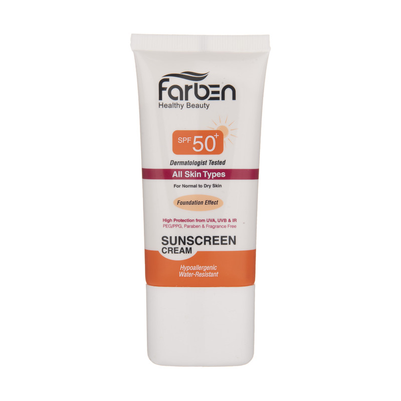 کرم ضد آفتاب رنگی فاربن مدل Hypoallergenic حجم 50 میلی لیتر کرم ضد آفتاب رنگی فاربن مدل Hypoallergenic حجم 50 میلی لیتر