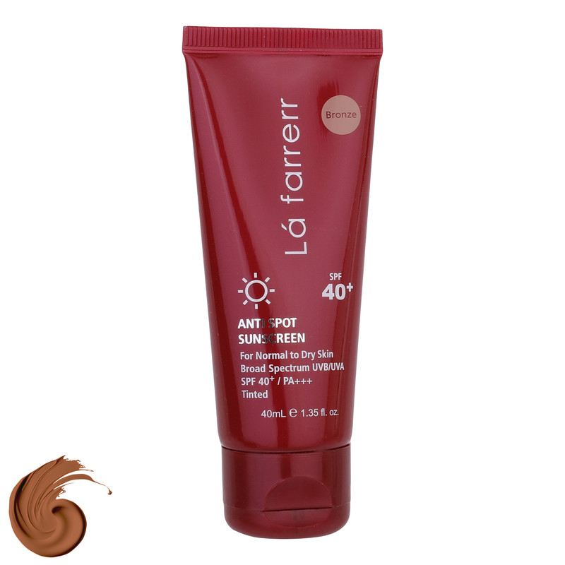 کرم ضدآفتاب رنگی لافارر مدل SPF40، مناسب پوستهای معمولی و خشک، حجم 40 میلیلیتر کرم ضدآفتاب رنگی لافارر مدل SPF40، مناسب پوستهای معمولی و خشک، حجم 40 میلیلیتر