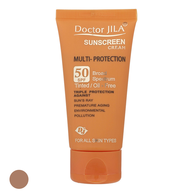 کرم ضد آفتاب رنگی دکتر ژیلا SPF 50 مدل Multi-Protection مناسب انواع پوست وزن 50 گرم کرم ضد آفتاب رنگی دکتر ژیلا SPF 50 مدل Multi-Protection مناسب انواع پوست وزن 50 گرم