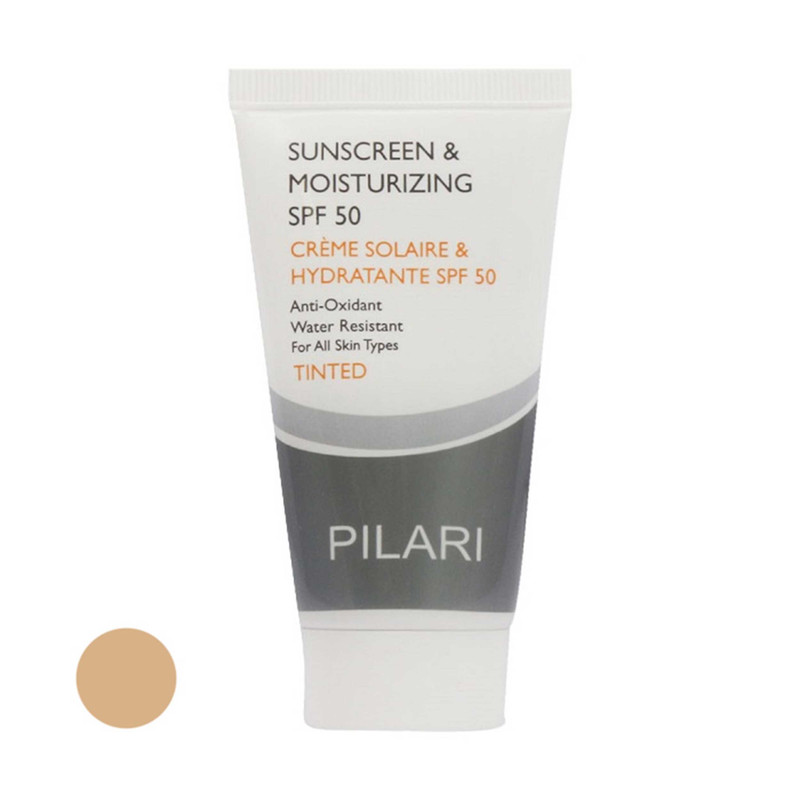 کرم ضد آفتاب رنگی پیلاری SPF 50 مدل TINTED مناسب پوستهای حجم میلیلیتر کرم ضد آفتاب رنگی پیلاری SPF 50 مدل TINTED مناسب پوستهای حجم میلیلیتر