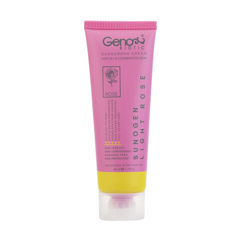 کرم ضد آفتاب ژنوبایوتیک مدل 2 Light Rose حجم 50 میلی لیتر کرم ضد آفتاب ژنوبایوتیک مدل 2 Light Rose حجم 50 میلی لیتر