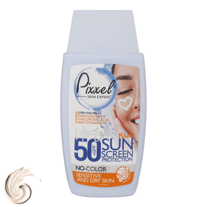 کرم ضدآفتاب بیرنگ پیکسل SPF50 مدل Sensitive، مناسب پوستهای خشک و حساس، حجم 50 میلیلیتر کرم ضدآفتاب بیرنگ پیکسل SPF50 مدل Sensitive، مناسب پوستهای خشک و حساس، حجم 50 میلیلیتر