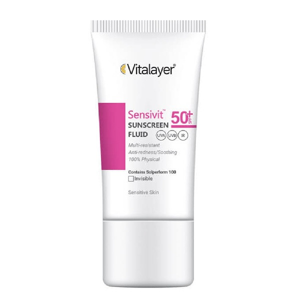 فلوئید ضد آفتاب بیرنگ ویتالیر، spf 50، مدل 0128، مناسب پوست های حساس با حجم 50 میلیلیتر، ضد حساسیت، محافظتکننده در برابر اشعههای UVA و UVB، دارای فرمولاسیون دی اکسید تیتانیوم و اکسید روی، با ماندگاری 2 ساعته فلوئید ضد آفتاب بیرنگ ویتالیر، spf 50، مدل 0128، مناسب پوست های حساس با حجم 50 میلیلیتر، ضد حساسیت، محافظتکننده در برابر اشعههای UVA و UVB، دارای فرمولاسیون دی اکسید تیتانیوم و اکسید روی، با ماندگاری 2 ساعته