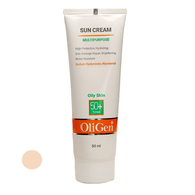 کرم ضد آفتاب رنگی الی ژن SPF 50 مدل L_T_O مناسب پوستهای چرب حجم 50 میلیلیتر کرم ضد آفتاب رنگی الی ژن SPF 50 مدل L_T_O مناسب پوستهای چرب حجم 50 میلیلیتر