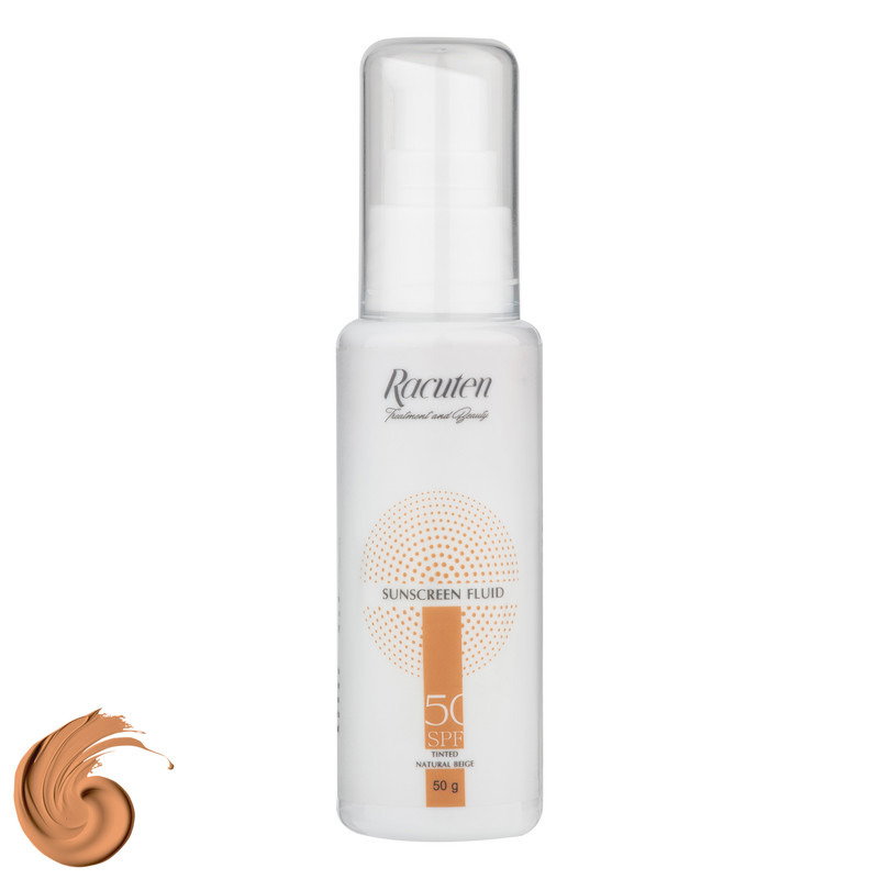 فلوئید ضد آفتاب رنگی راکوتن SPF 50 مدل 01 محافظ UVA/UVB/IR مناسب پوست چرب و مختلط وزن 50 گرم فلوئید ضد آفتاب رنگی راکوتن SPF 50 مدل 01 محافظ UVA/UVB/IR مناسب پوست چرب و مختلط وزن 50 گرم