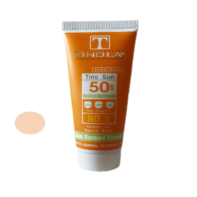 کرم ضدآفتاب رنگی تینولا بیوتی SPF50 مدل 01 مناسب برای پوست های چرب حجم 40 میلی لیتر کرم ضدآفتاب رنگی تینولا بیوتی SPF50 مدل 01 مناسب برای پوست های چرب حجم 40 میلی لیتر