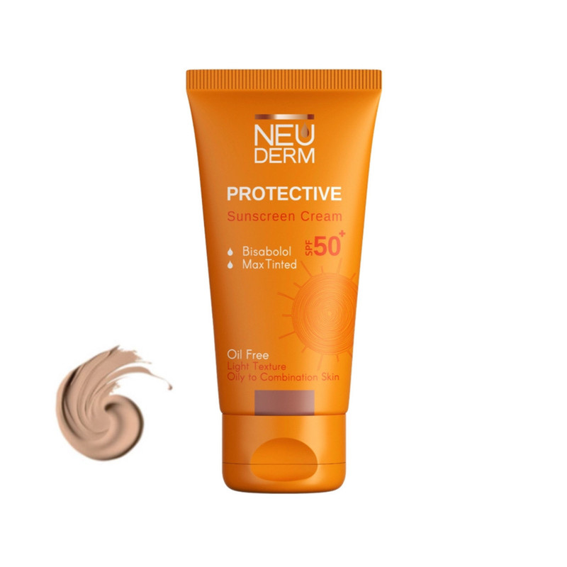 کرم ضد آفتاب رنگی نئودرم SPF 30 مدل MAX مناسب پوستهای مختلط حجم 50 میلیلیتر کرم ضد آفتاب رنگی نئودرم SPF 30 مدل MAX مناسب پوستهای مختلط حجم 50 میلیلیتر