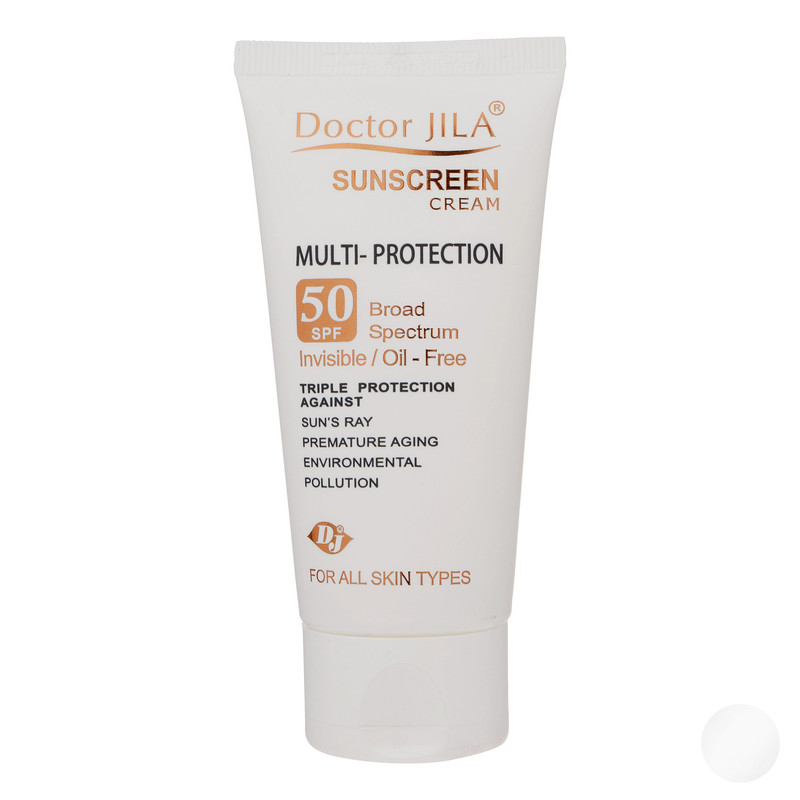 کرم ضد آفتاب دکتر ژیلا سری Multi Protection مدل Invisible حجم ۵۰ میلی لیتر کرم ضد آفتاب دکتر ژیلا سری Multi Protection مدل Invisible حجم ۵۰ میلی لیتر