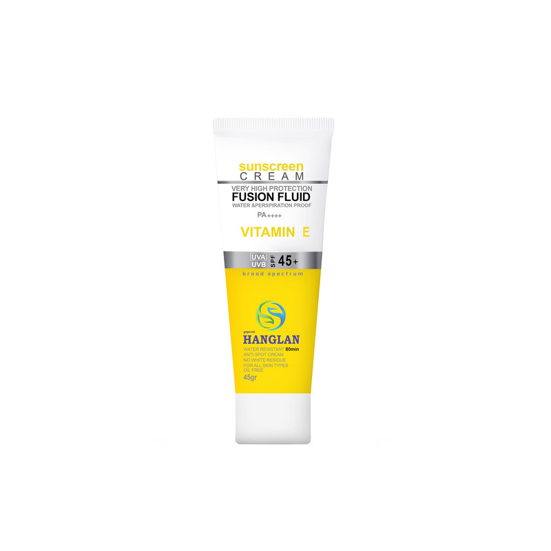 فلویید ضد آفتاب بدون رنگ جي پو اويل هانگلن SPF 45 مدل فیوژن مناسب انواع پوست حجم 45 میلیلیتر فلویید ضد آفتاب بدون رنگ جي پو اويل هانگلن SPF 45 مدل فیوژن مناسب انواع پوست حجم 45 میلیلیتر