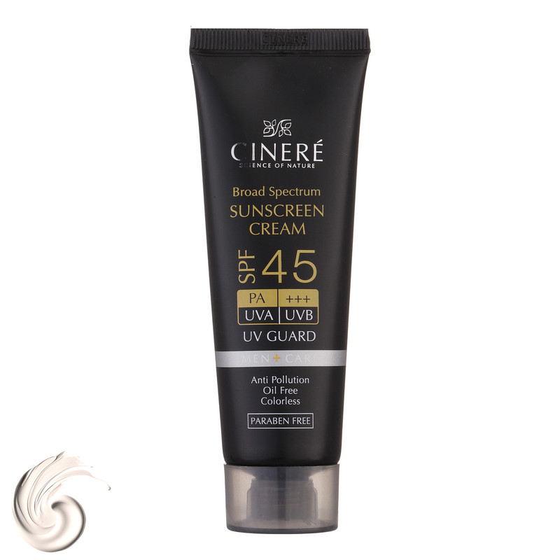 کرم ضدآفتاب آقايان SPF45 سینره، حجم 50 میلیلیتر کرم ضدآفتاب آقايان SPF45 سینره، حجم 50 میلیلیتر