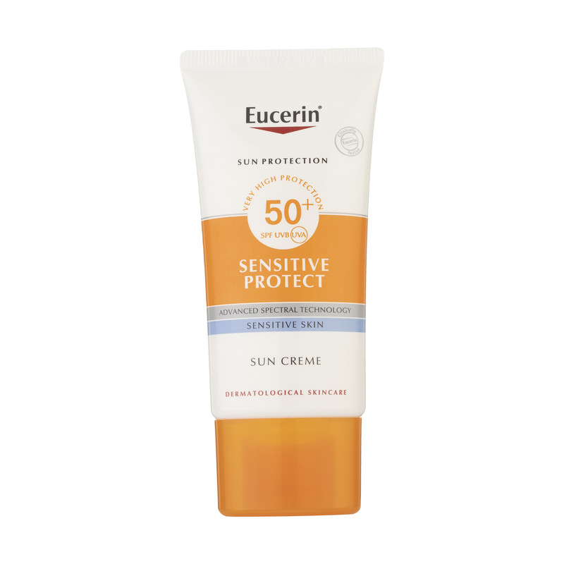 کرم ضد آفتاب بی رنگ اوسرین +SPF50 مدل Sensitive Protect مناسب پوست های حساس حجم 50 میلی لیتر کرم ضد آفتاب بی رنگ اوسرین +SPF50 مدل Sensitive Protect مناسب پوست های حساس حجم 50 میلی لیتر