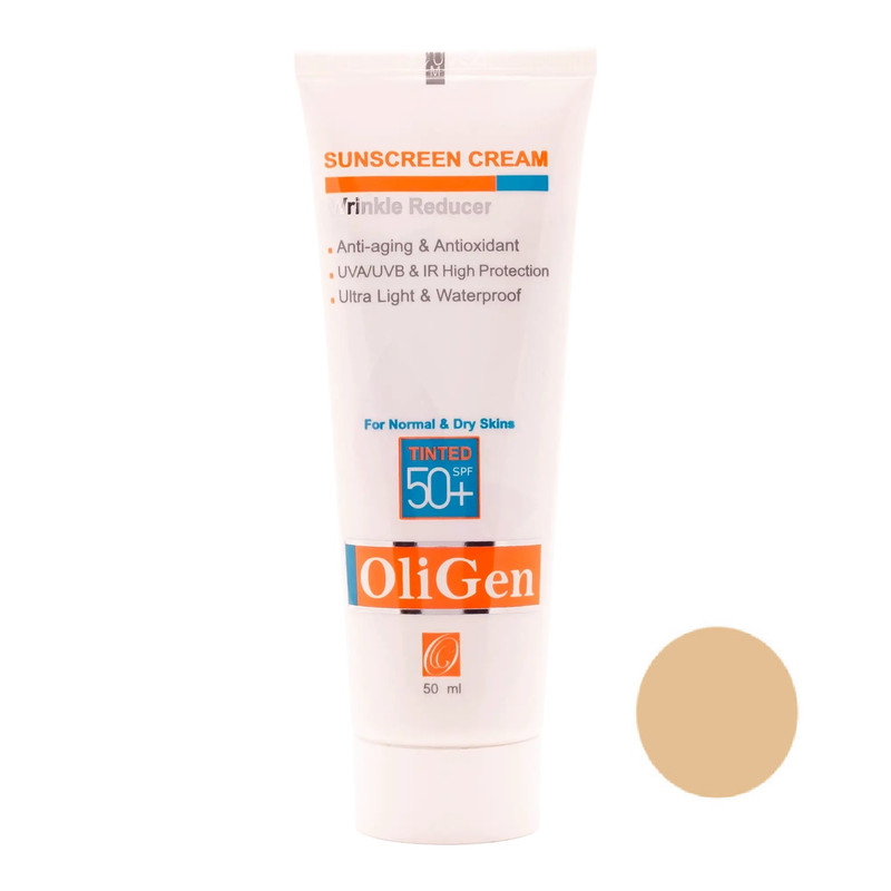 کرم ضد آفتاب رنگی الی ژن spf 50 مدل 03 مناسب پوست های خشک و حساس حجم 50 میلی لیتر کرم ضد آفتاب رنگی الی ژن spf 50 مدل 03 مناسب پوست های خشک و حساس حجم 50 میلی لیتر