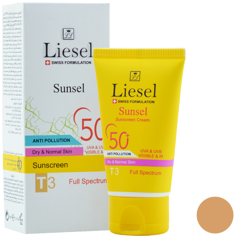 کرم ضد آفتاب لایسل مدل 407 T3 Sunsel حجم 40 میلی لیتر کرم ضد آفتاب لایسل مدل 407 T3 Sunsel حجم 40 میلی لیتر