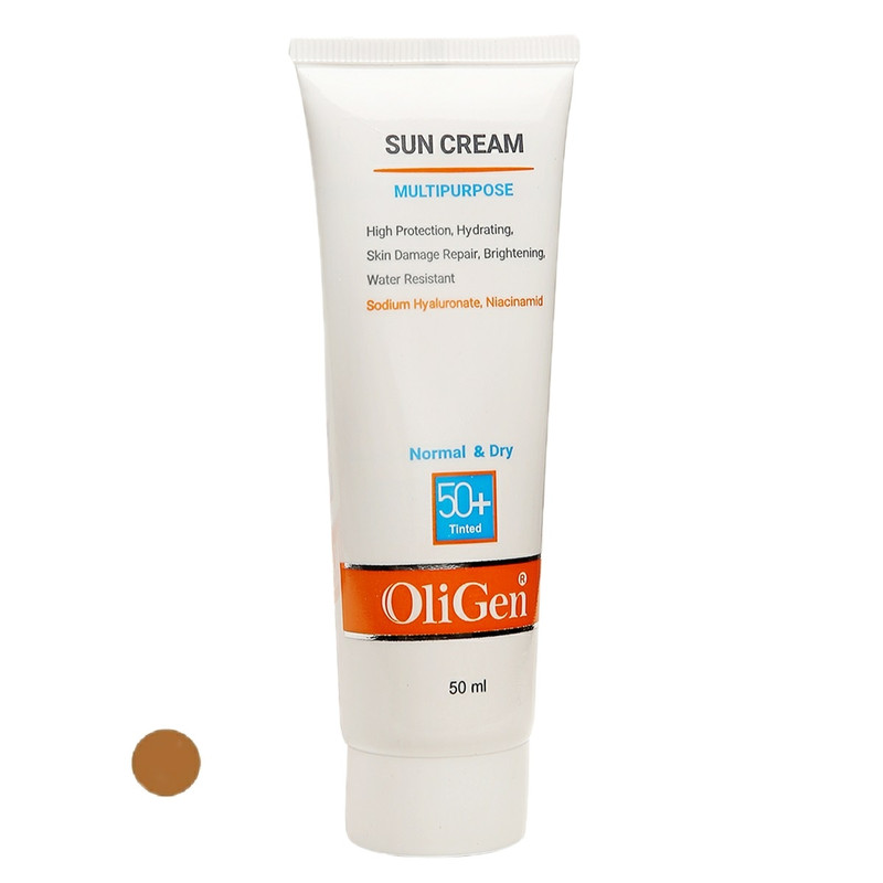 کرم ضد آفتاب رنگی الی ژن SPF 50 مدل M_T_D مناسب پوستهای خشک و معمولی حجم 50 میلیلیتر کرم ضد آفتاب رنگی الی ژن SPF 50 مدل M_T_D مناسب پوستهای خشک و معمولی حجم 50 میلیلیتر
