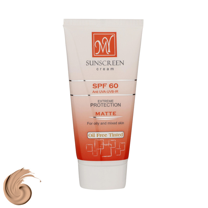 کرم ضدآفتاب رنگی مای مدل SPF60، مناسب پوستهای چرب و مختلط، حجم 50 میلیلیتر کرم ضدآفتاب رنگی مای مدل SPF60، مناسب پوستهای چرب و مختلط، حجم 50 میلیلیتر