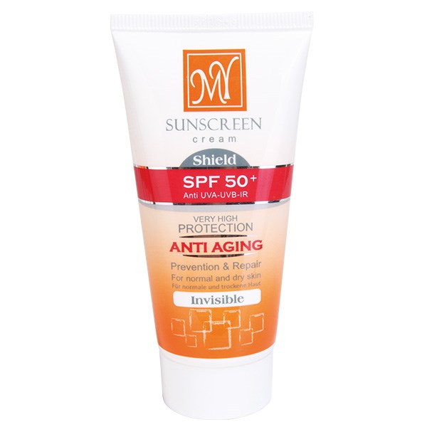 کرم ضد آفتاب ضد چروک شیلد مای SPF50+ کرم ضد آفتاب ضد چروک شیلد مای SPF50+