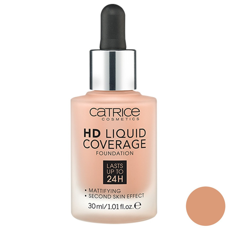 کرم پودر کاتریس سری HD مدل Liquid Coverage شماره 040 کرم پودر کاتریس سری HD مدل Liquid Coverage شماره 040