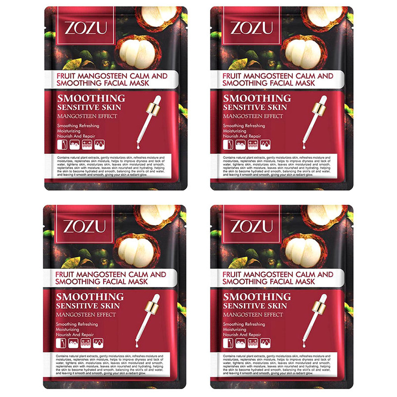 ماسک صورت زوزو مدل Mangosteen وزن 25 گرم مجموعه 4 عددی ماسک صورت زوزو مدل Mangosteen وزن 25 گرم مجموعه 4 عددی
