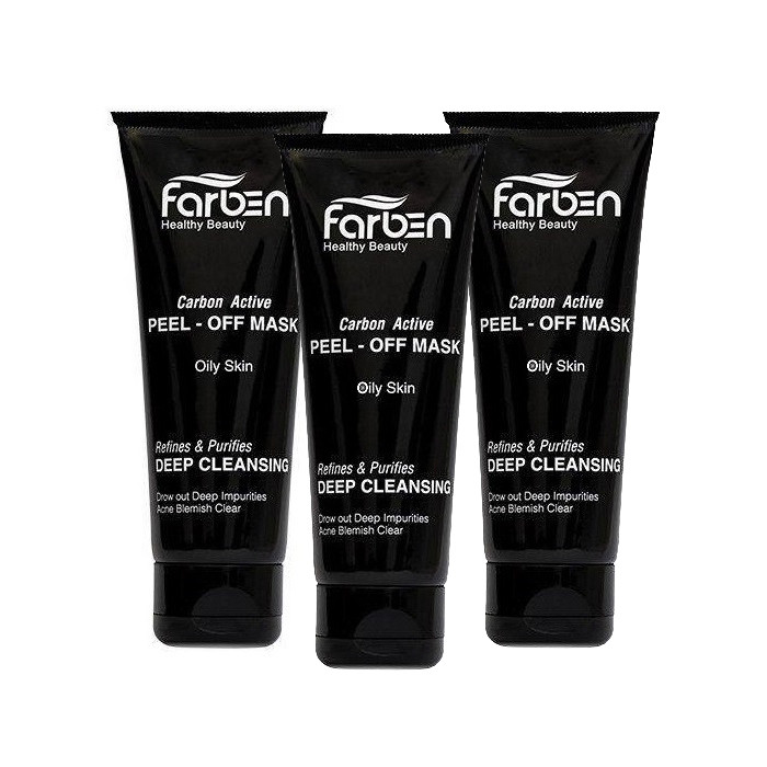 ماسک زغال فاربن مدل Peel-Off حجم 150 میلی لیتر بسته سه عددی ماسک زغال فاربن مدل Peel-Off حجم 150 میلی لیتر بسته سه عددی