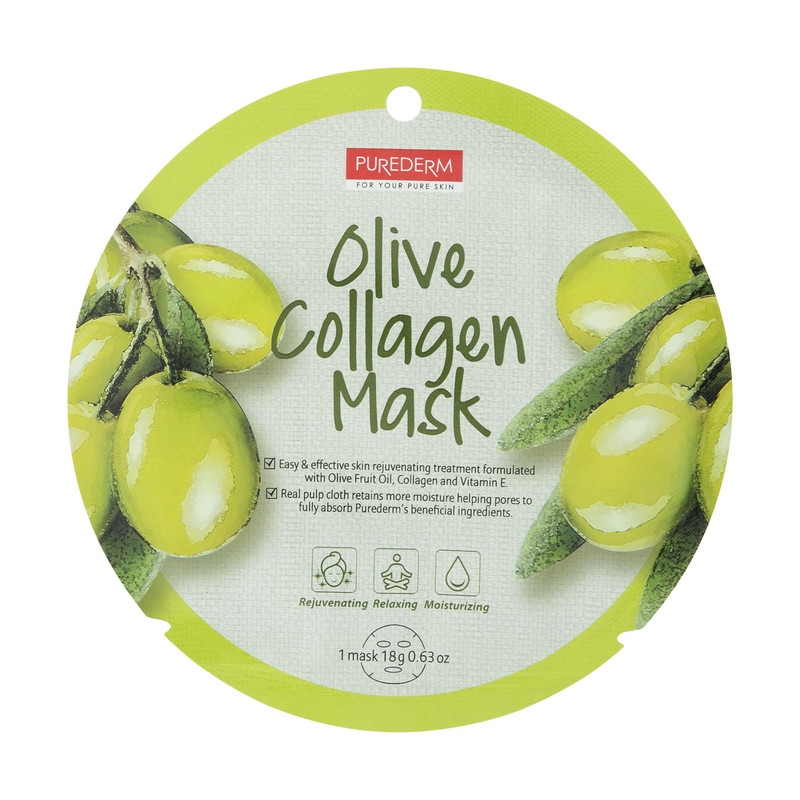 ماسک صورت پیوردرم مدل Olive مقدار 18 گرم