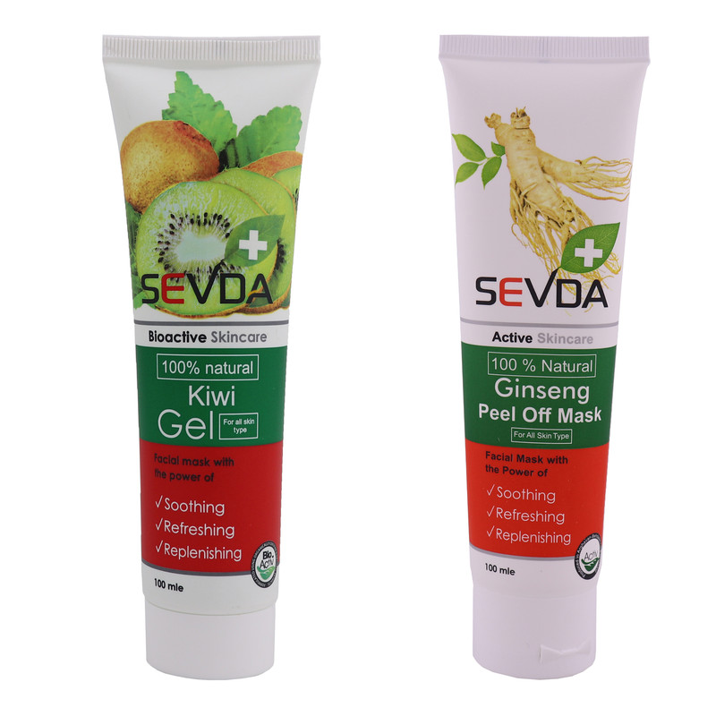 ماسک صورت سودا مدل کیوی و جنسینگ حجم 100 میلی لیتر ماسک صورت سودا مدل کیوی و جنسینگ حجم 100 میلی لیتر