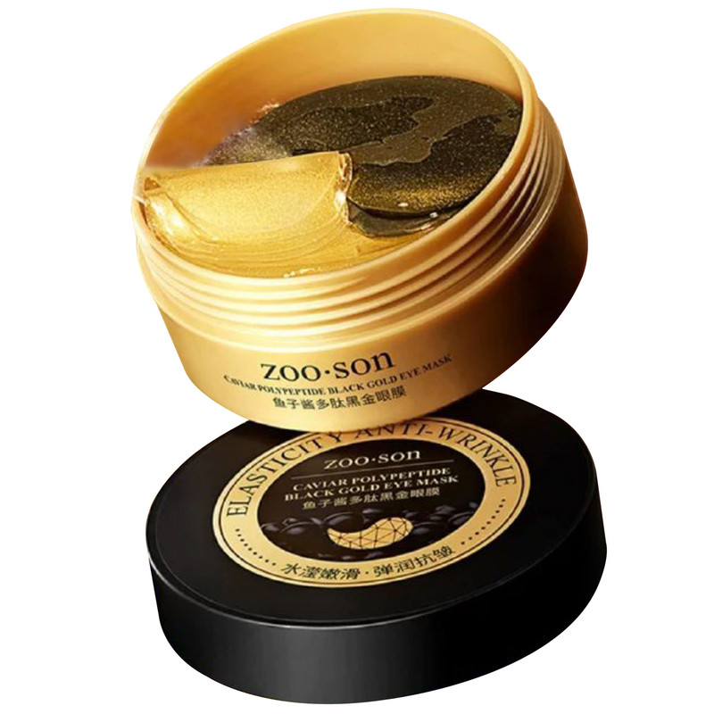 ماسک دور چشم زوسون مدل خاویار و طلا حجم 80 میلی لیتر بسته 60 عددی ماسک دور چشم زوسون مدل خاویار و طلا حجم 80 میلی لیتر بسته 60 عددی