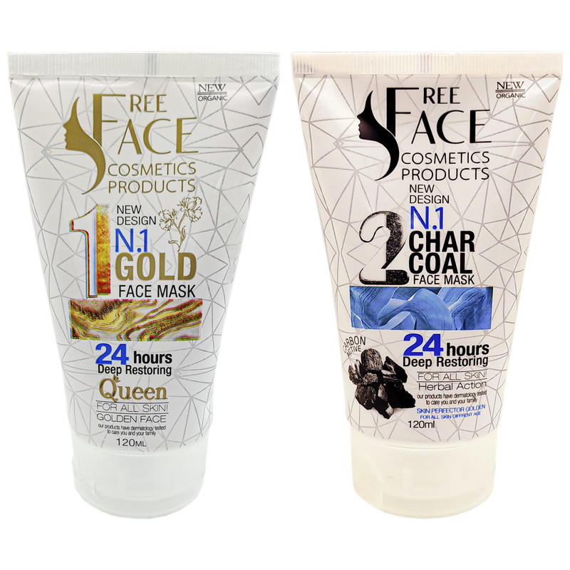ماسک صورت فری فیس مدل G-C حجم 120 میلی لیتر مجموعه 2 عددی ماسک صورت فری فیس مدل G-C حجم 120 میلی لیتر مجموعه 2 عددی