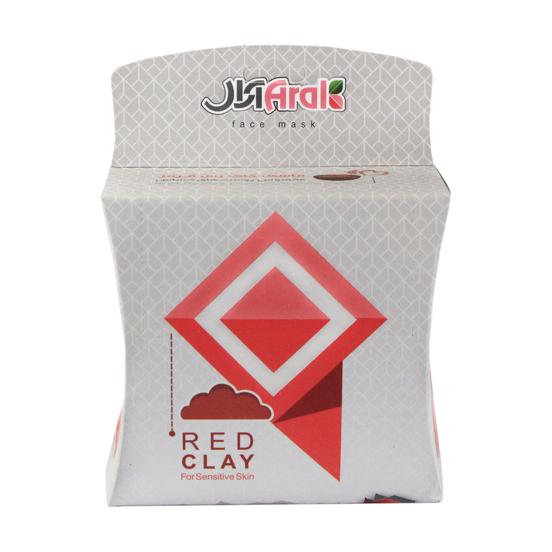 ماسک صورت آرال مدل Red clay وزن 250 گرم ماسک صورت آرال مدل Red clay وزن 250 گرم