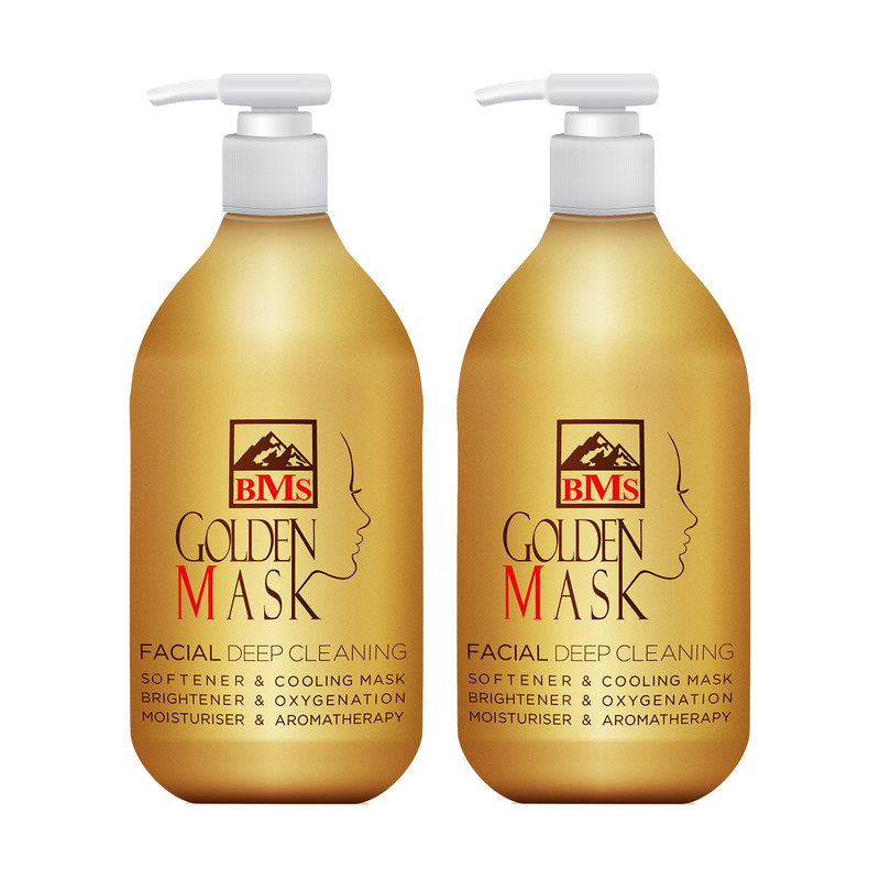 ماسک صورت بی ام اس مدل Golden حجم 300 میلی لیتر مجموعه 2 عددی ماسک صورت بی ام اس مدل Golden حجم 300 میلی لیتر مجموعه 2 عددی