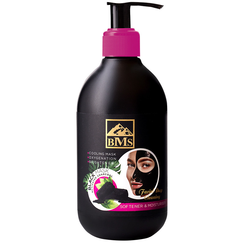 ماسک صورت بی ام اس مدل زغال اکتیو حجم 300 میلی لیتر ماسک صورت بی ام اس مدل زغال اکتیو حجم 300 میلی لیتر