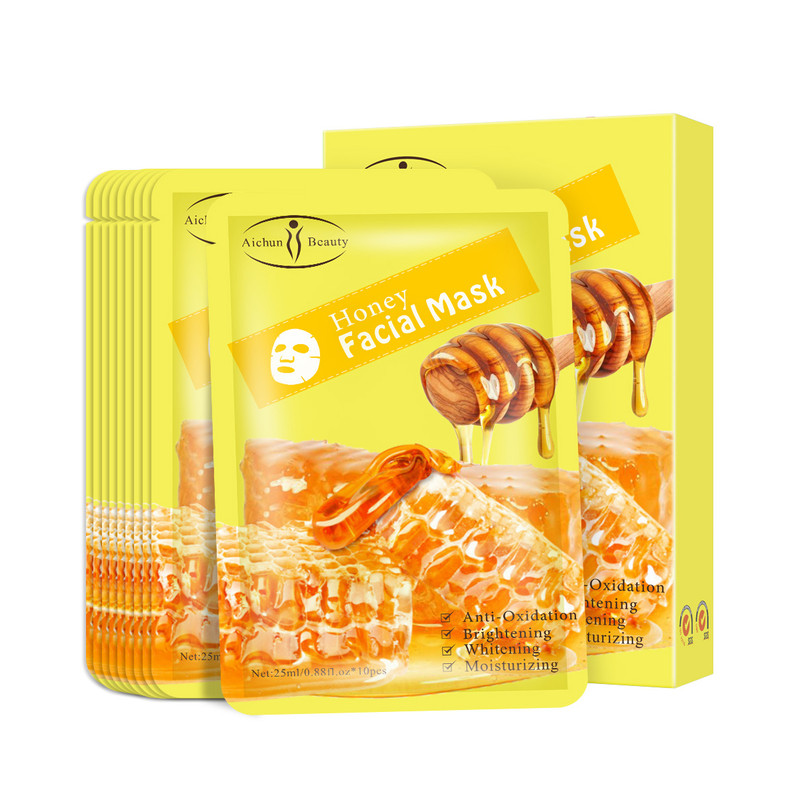 ماسک صورت ایچون بیوتی مدل HONEY حجم 25 میلی لیتر بسته 10 عددی ماسک صورت ایچون بیوتی مدل HONEY حجم 25 میلی لیتر بسته 10 عددی