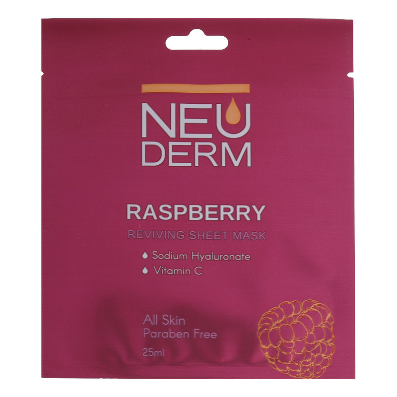ماسک صورت نئودرم مدل Raspberry حجم 25 میلی لیتر ماسک صورت نئودرم مدل Raspberry حجم 25 میلی لیتر