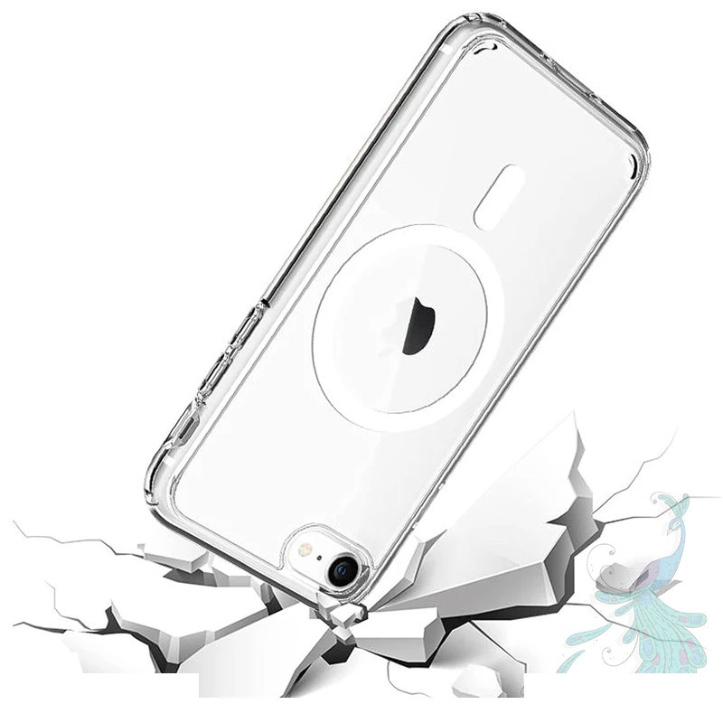 کاور گوشی موبایل اپل iPhone SE 2020/ SE 2022 پیکوک مدل Clear Magsafe