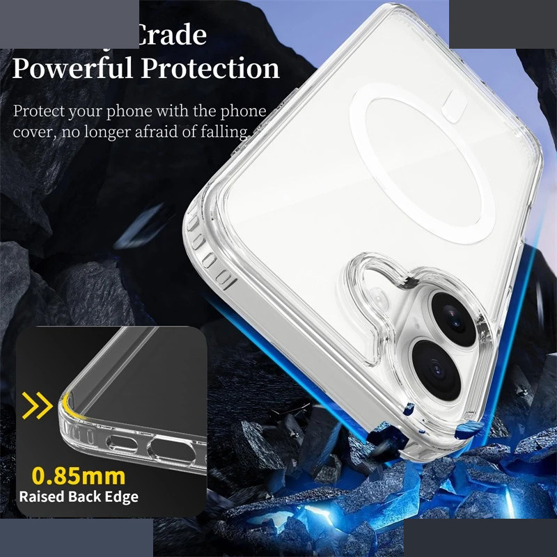 کاور گوشی موبایل اپل iPhone 16 پیکوک مدل Clear Magsafe کاور گوشی موبایل اپل iPhone 16 پیکوک مدل Clear Magsafe