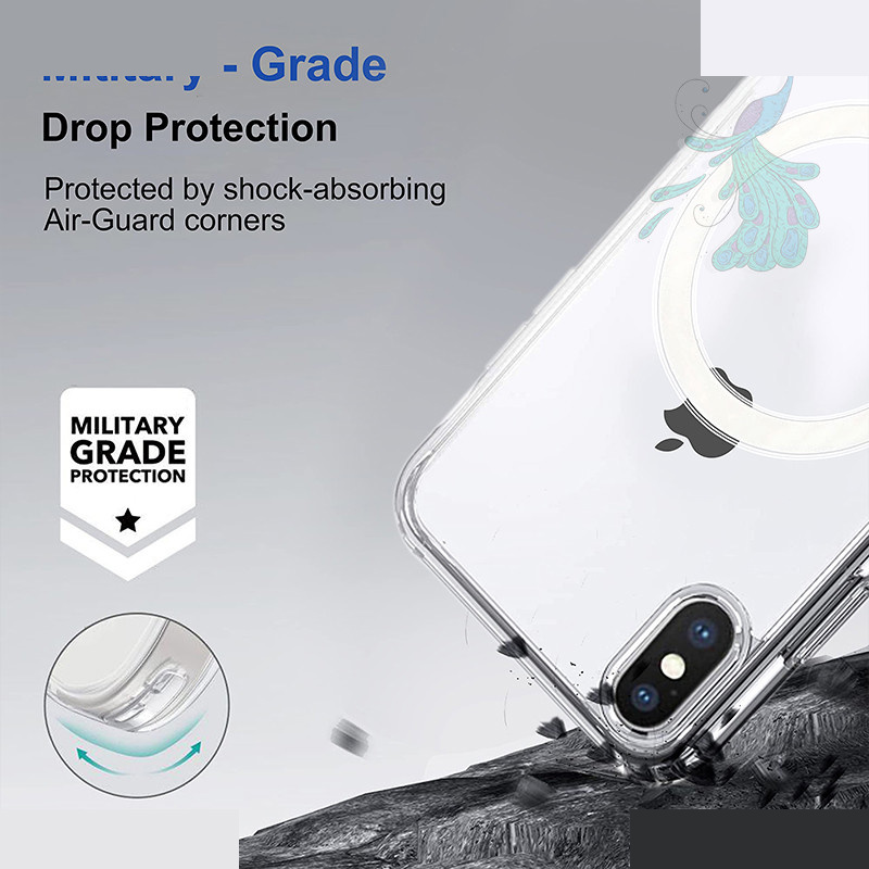 کاور گوشی موبایل اپل iPhone X/XS پیکوک مدل Clear Magsafe کاور گوشی موبایل اپل iPhone X/XS پیکوک مدل Clear Magsafe