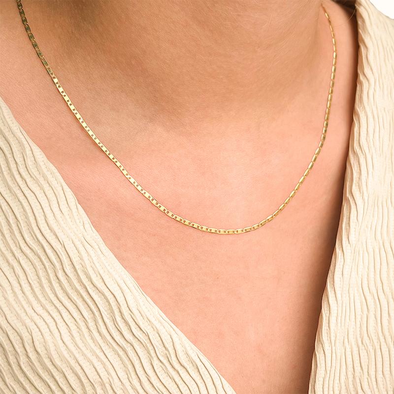 زنجیر طلا 18 عیار زنانه دیانا مدل مارینا 45 سانت