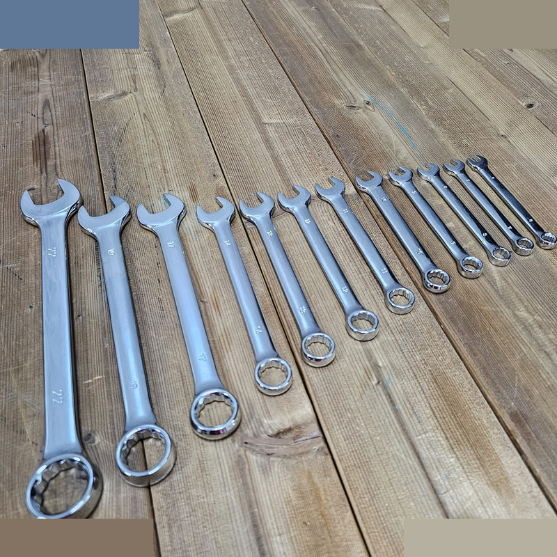 آچار یکسر تخت و یکسر رینگی باس مدل LIFE_STYLE مجموعه 12 عددی