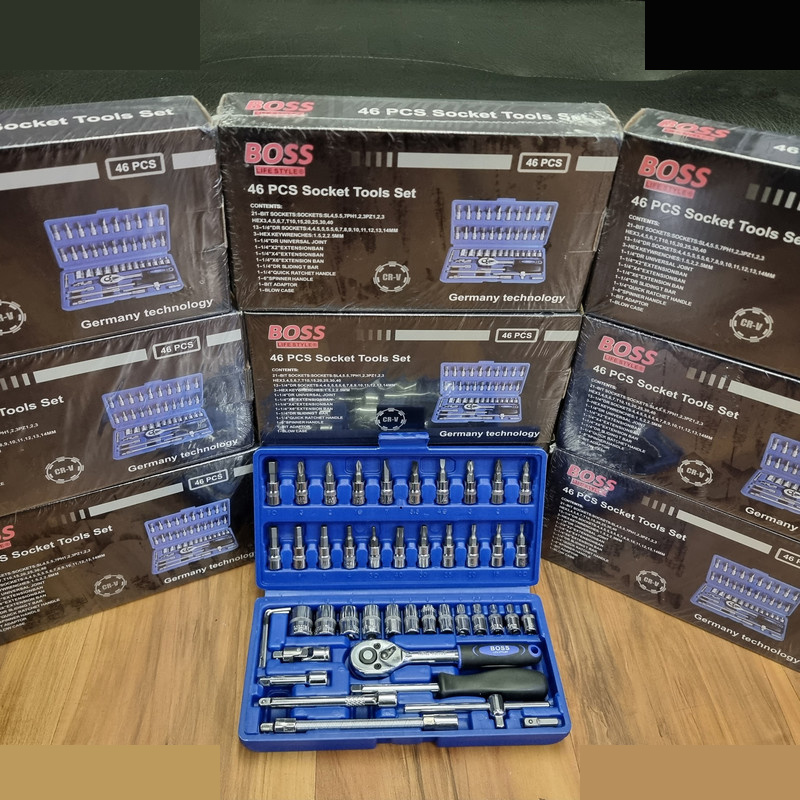 مجموعه 46 عددی آچار بکس باس مدل 46_PCS