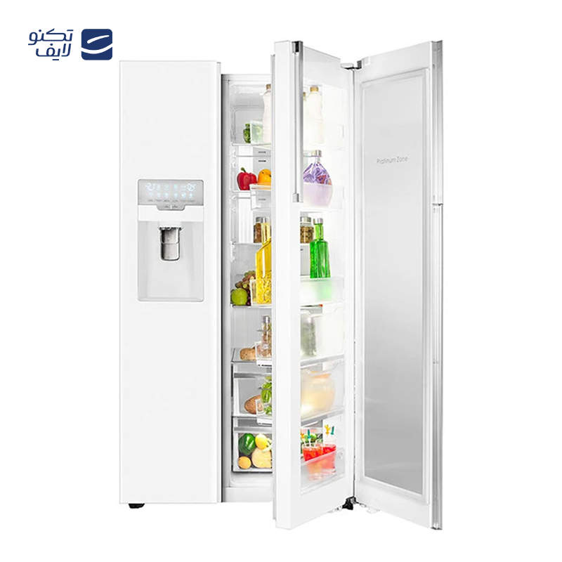 gallery-یخچال فریزر ساید بای ساید اسنوا مدل S3Di-S100-W copy.png